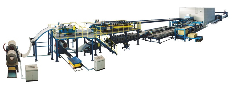 PU/PIR/Rockwool Continuous Sandwich Panel Production Line