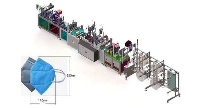 Surgical Face Mask Production Line (Fully Automatic Folding All-in-One)